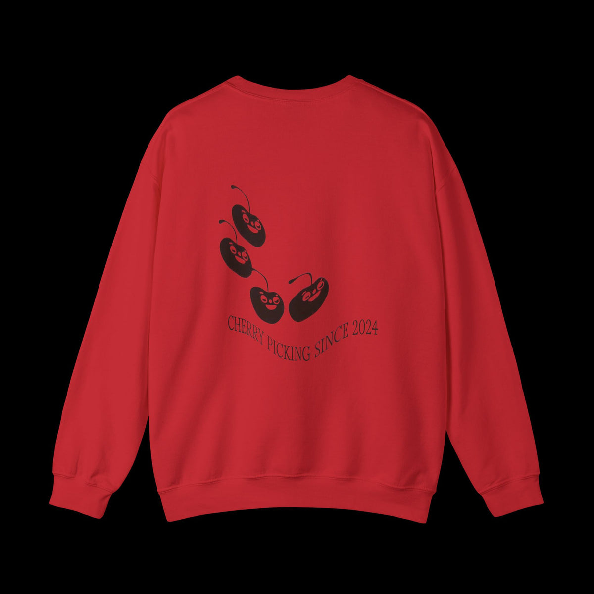 Cherry Picking Sweatshirt Red